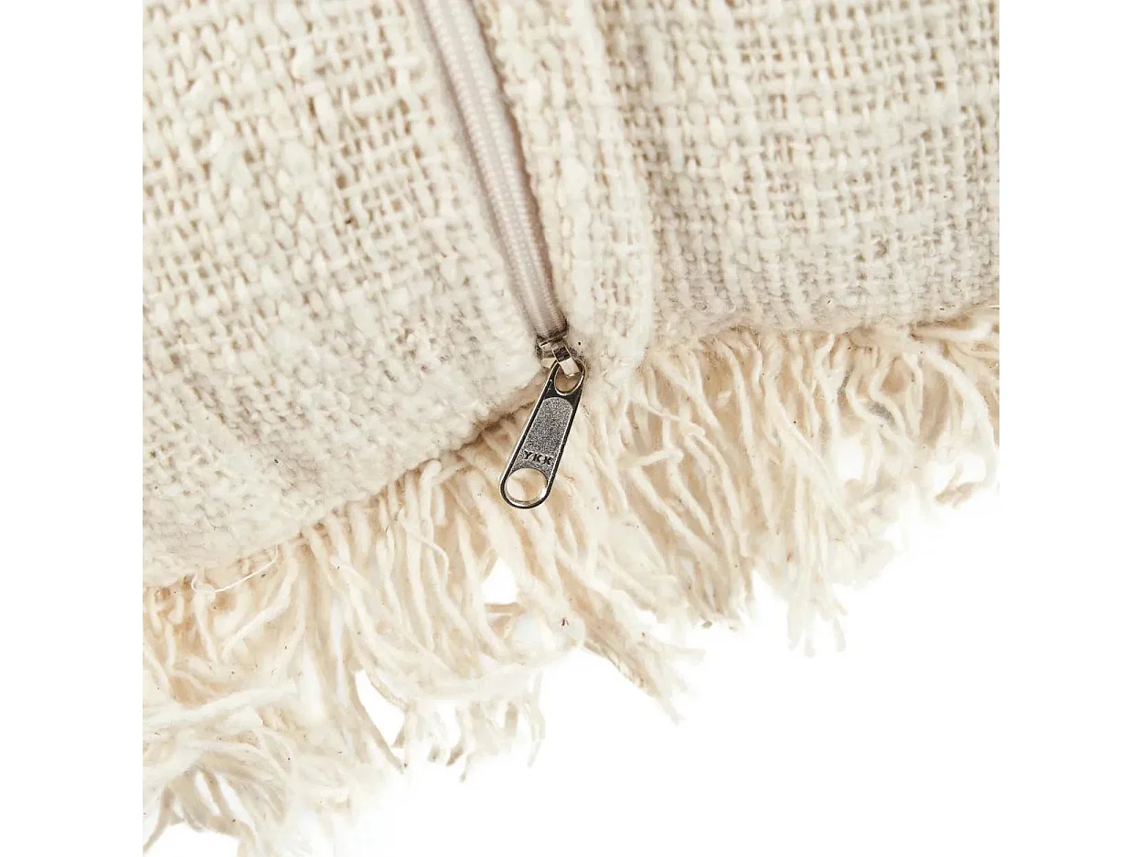 Housse De Coussin Tribal - Naturel Noir