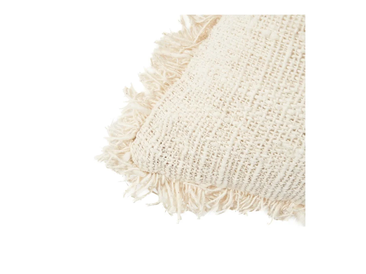 De Gili Palm Kussenhoes - Naturel Zwart
