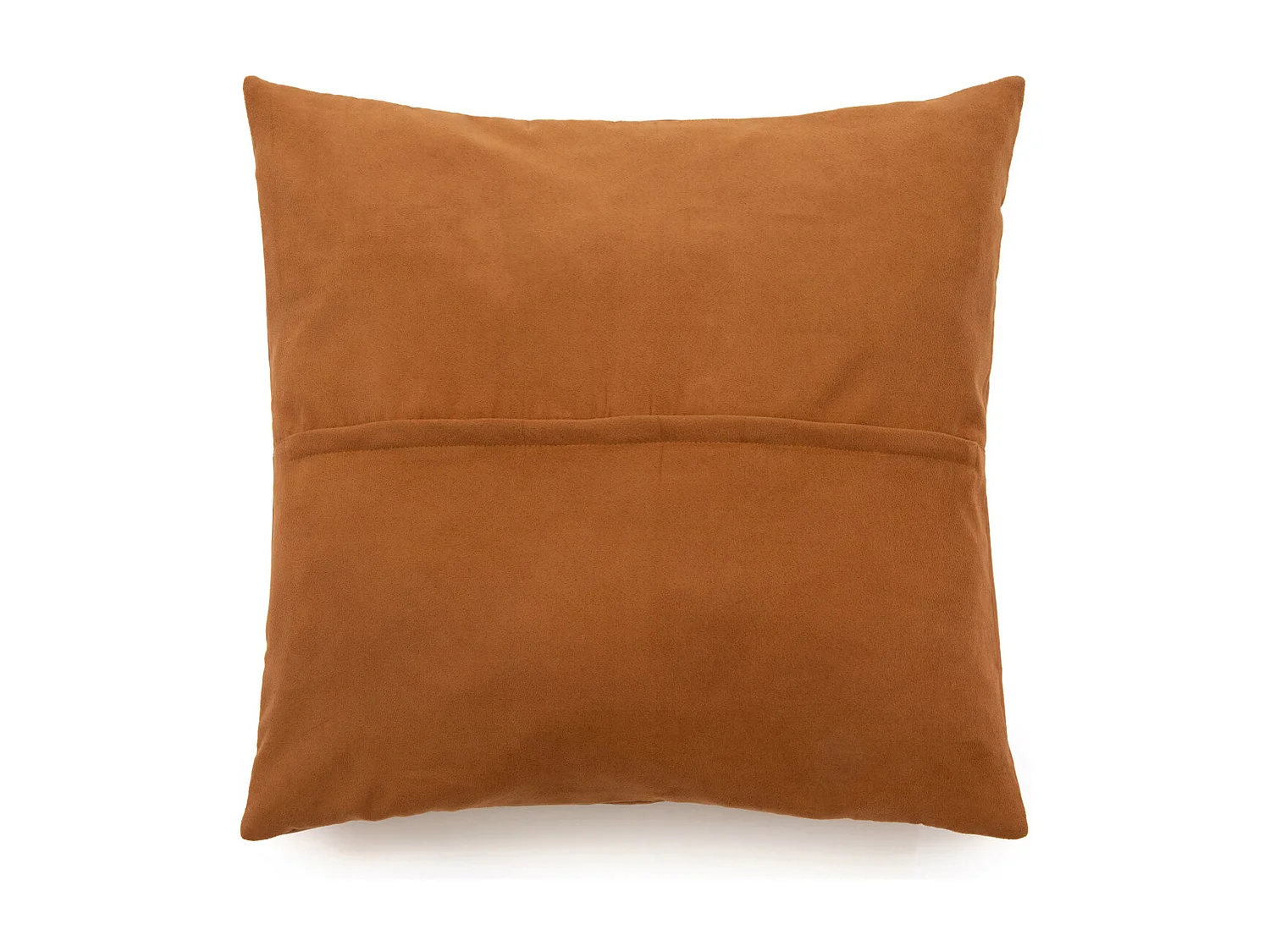 La Housse De Coussin En Cuir À Quatre Panneaux - Chameau - 60x60