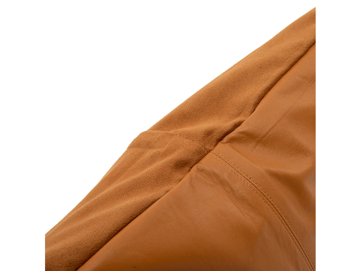 La Housse De Coussin En Cuir À Quatre Panneaux - Chameau - 60x60