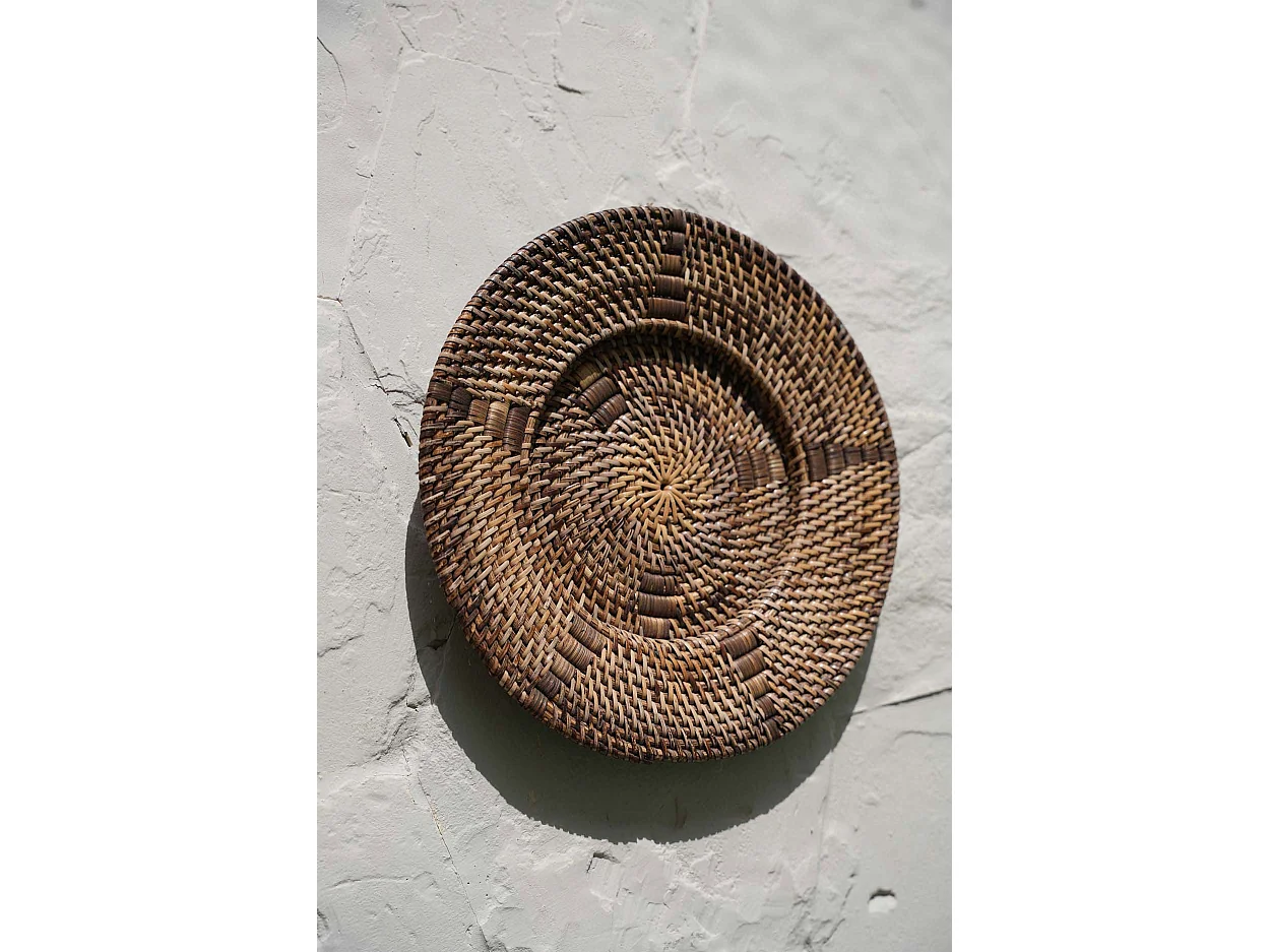 The Jasmine Plate - Brown - S