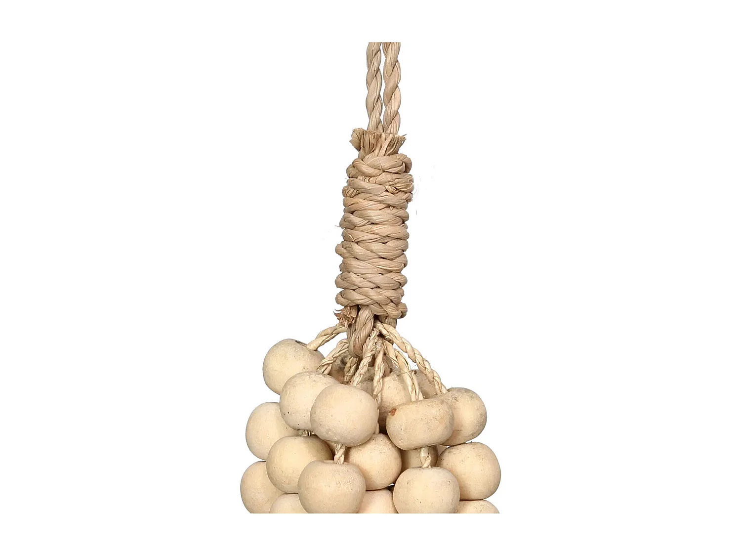 Le Pompon Perles en Bois - Naturel