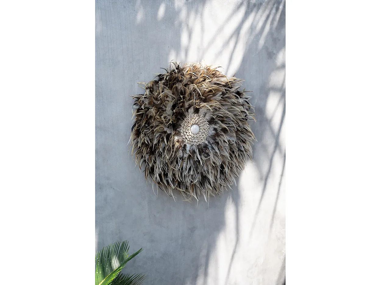 Die Coastal Juju Wanddekoration - Grau Braun - M