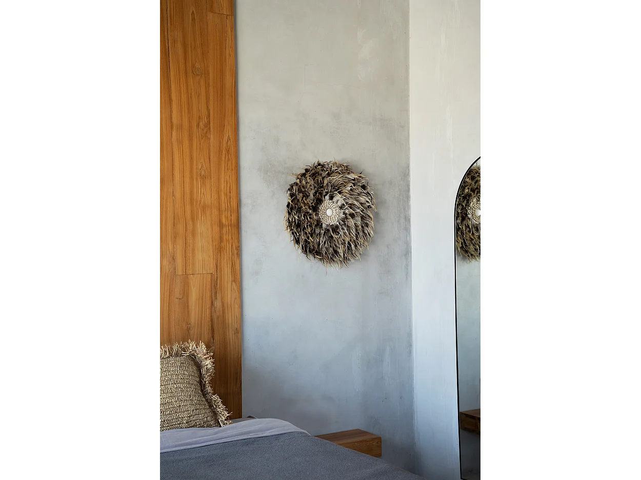Die Coastal Juju Wanddekoration - Grau Braun - M