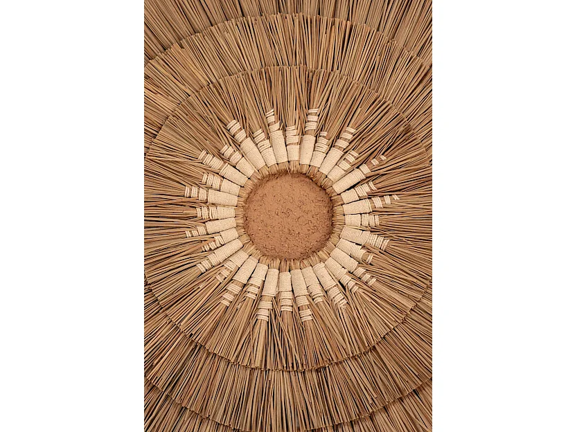 Déco Murale Mengdong - Naturel Blanc