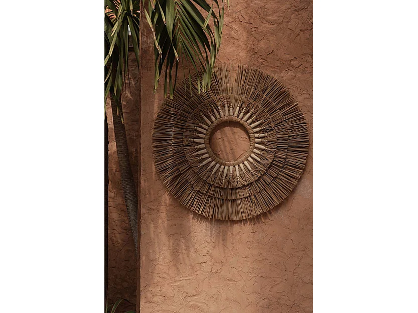 Déco Murale Mengdong - Naturel Blanc