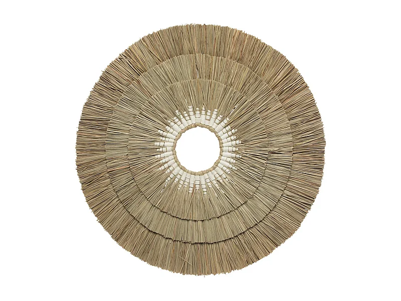 Déco Murale Mengdong - Naturel Blanc