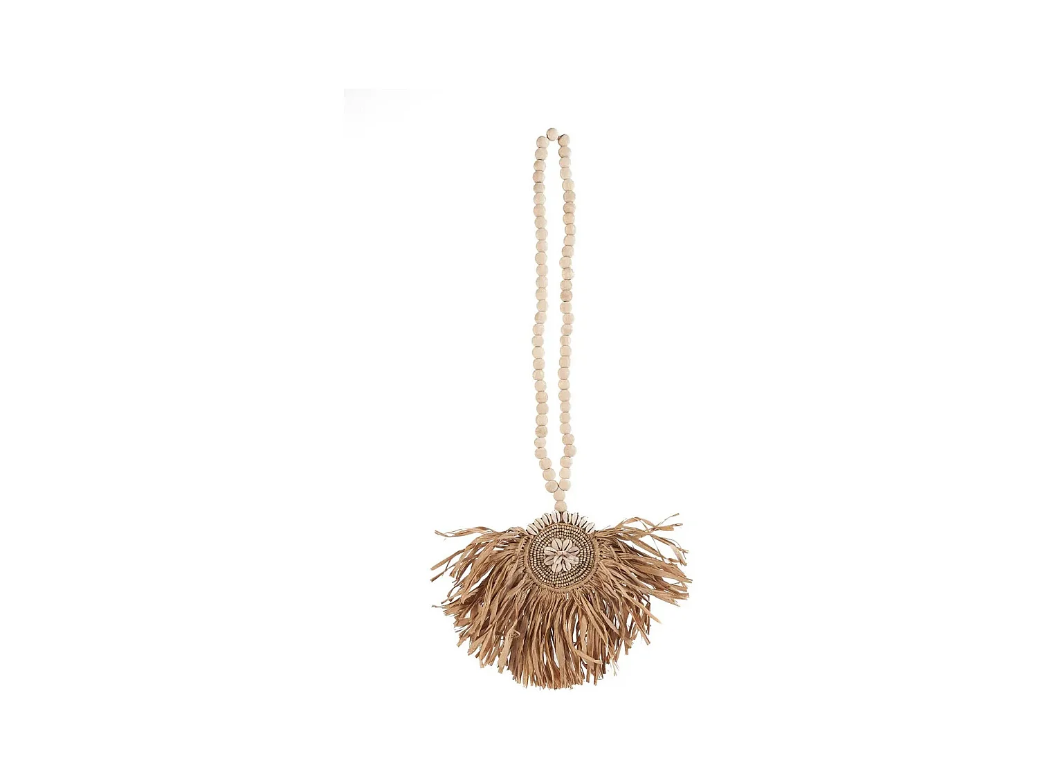 Le Raffia Tajoe Pompon - Naturel