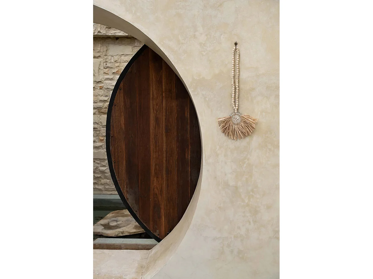 Die Raffia Tajoe Quaste - Natur