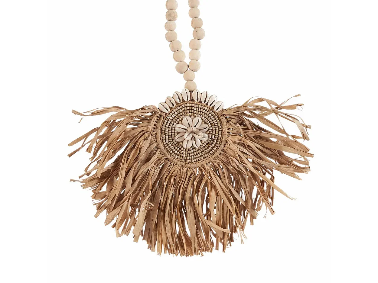 Die Raffia Tajoe Quaste - Natur