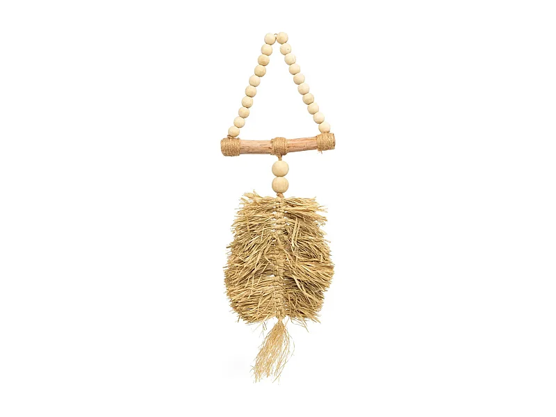 De Raffia Triangle Hangdecoratie