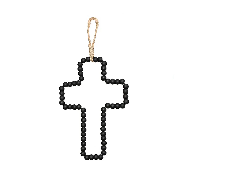 Das Holzkreuz - Schwarz