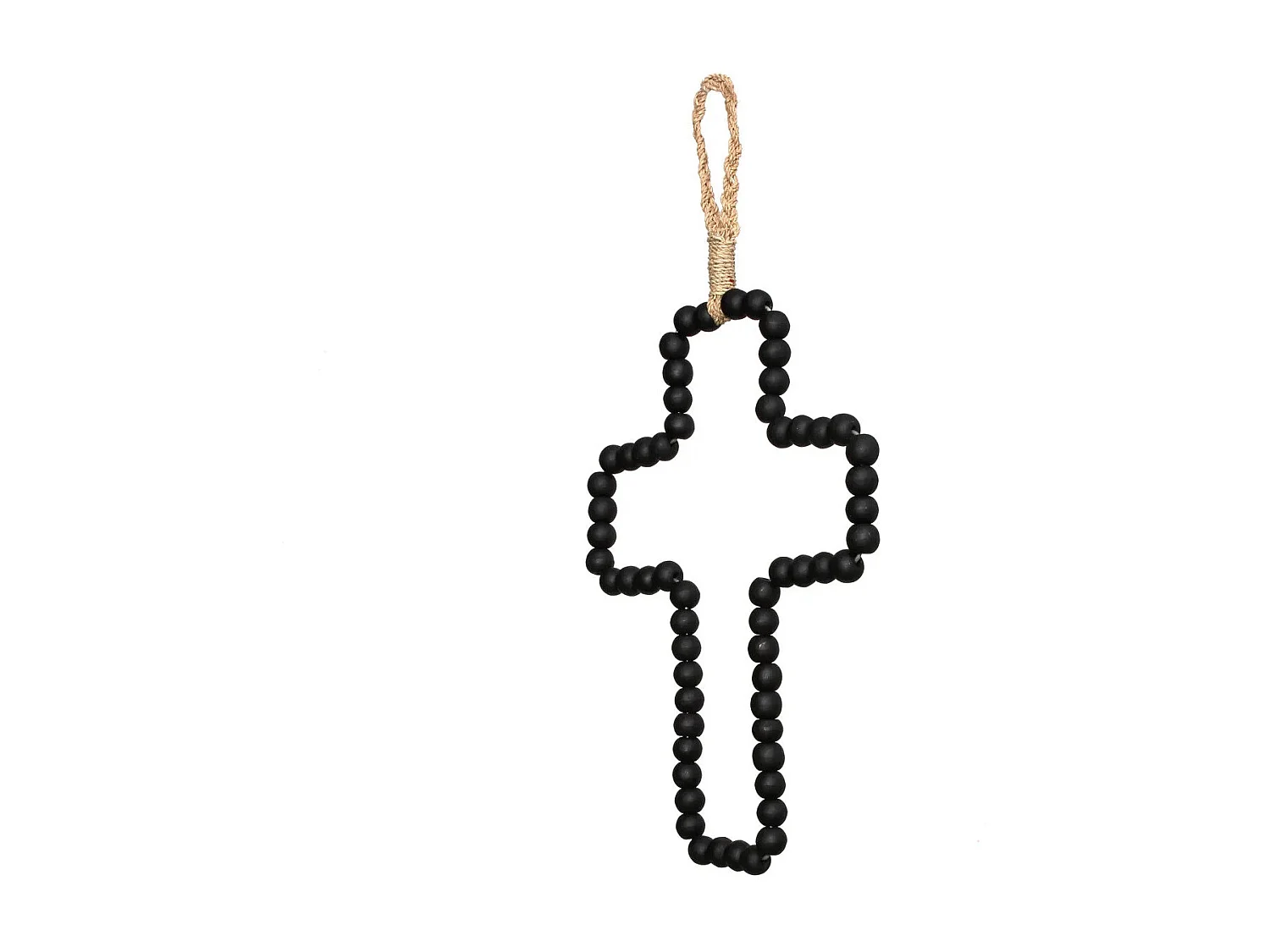 Das Holzkreuz Zum Aufhängen - Schwarz