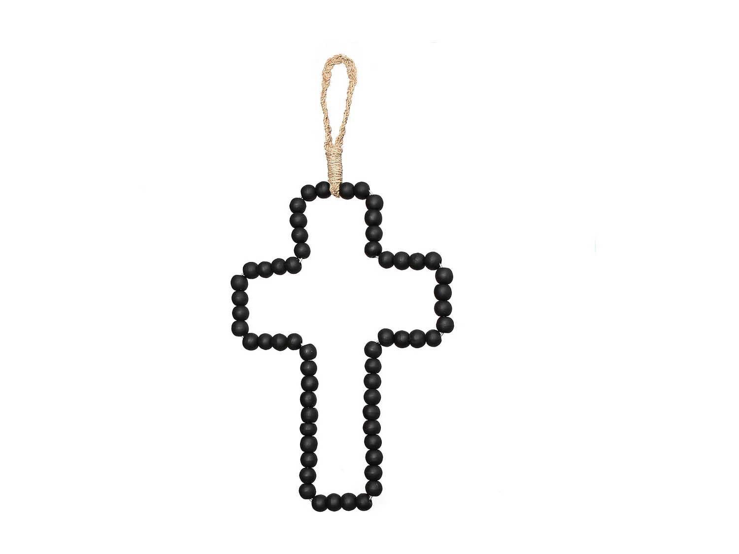 Das Holzkreuz Zum Aufhängen - Schwarz