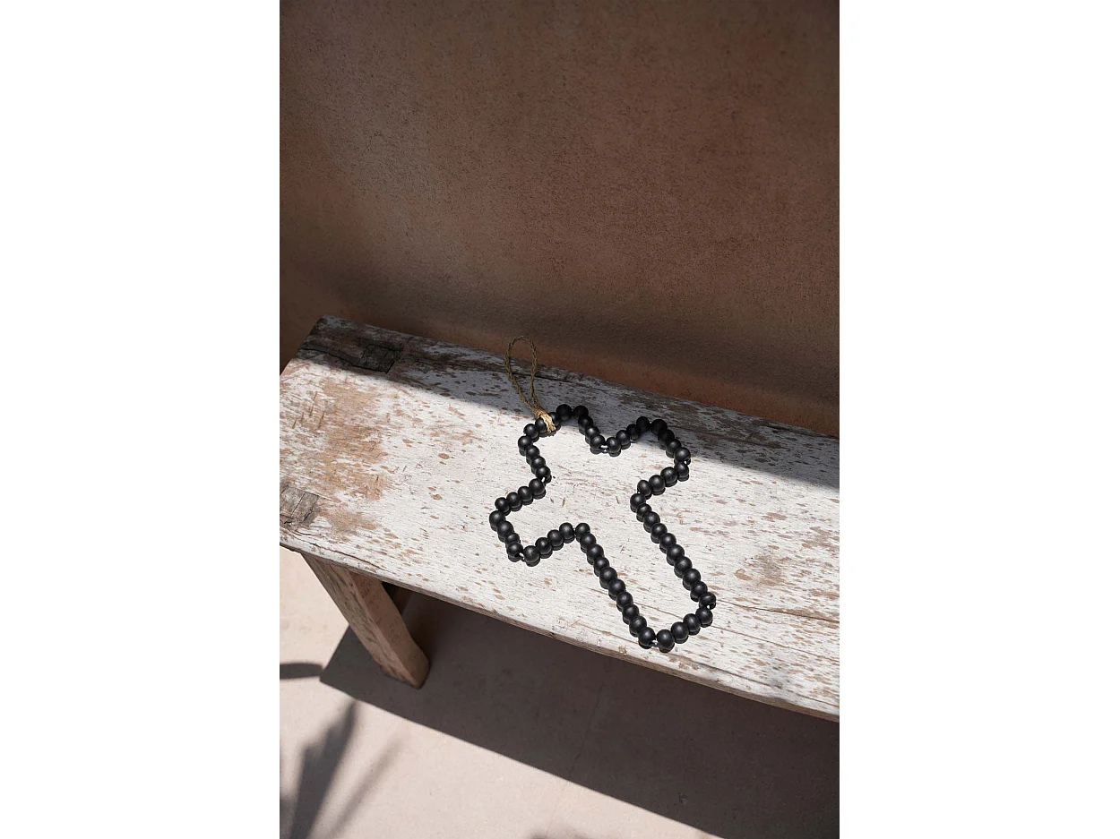 Das Holzkreuz Zum Aufhängen - Schwarz