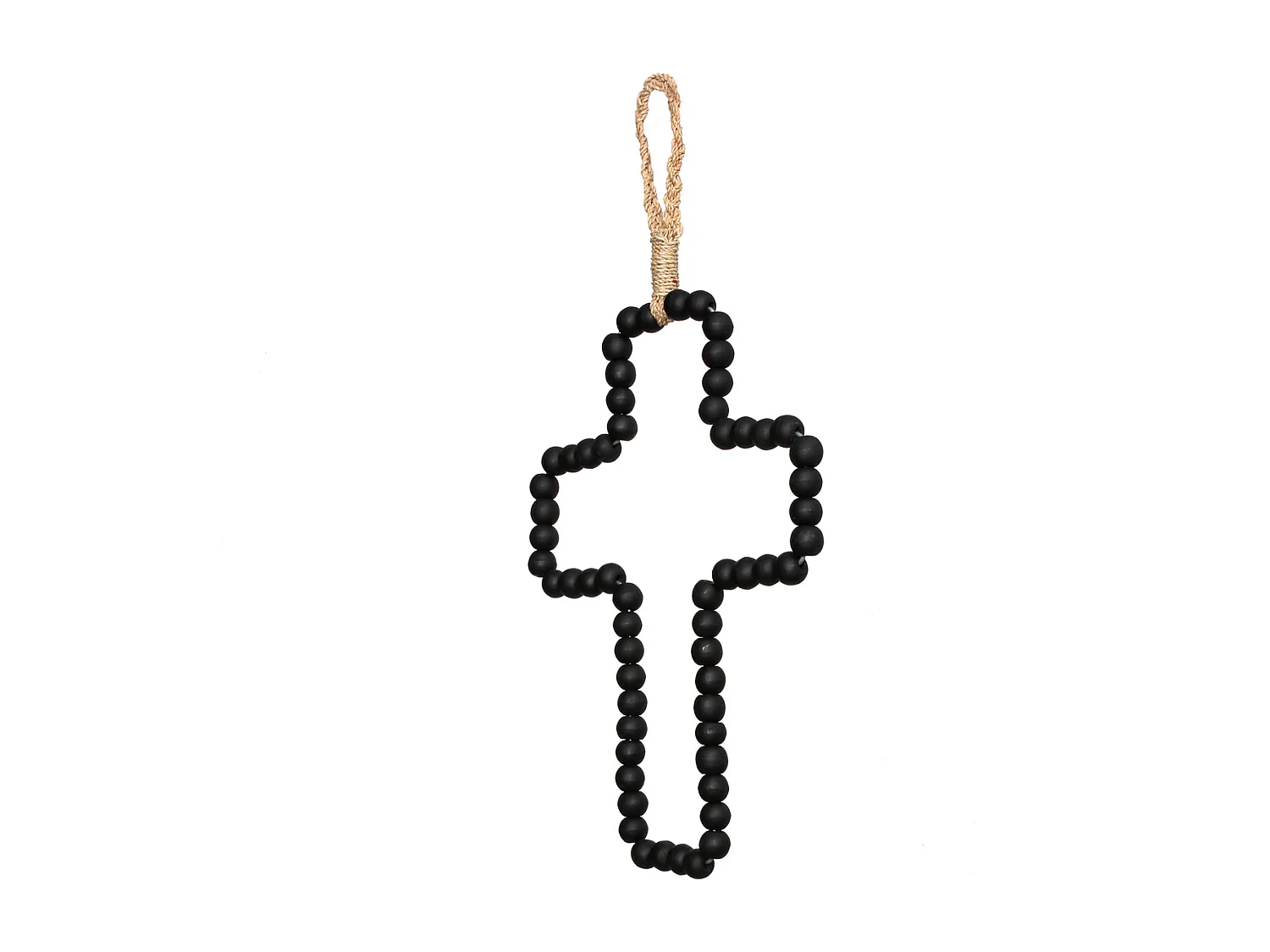 Das Holzkreuz Zum Aufhängen - Schwarz