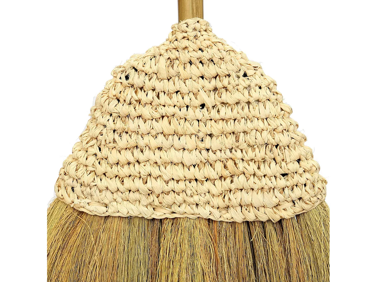 Der Raffia Besen - Natur