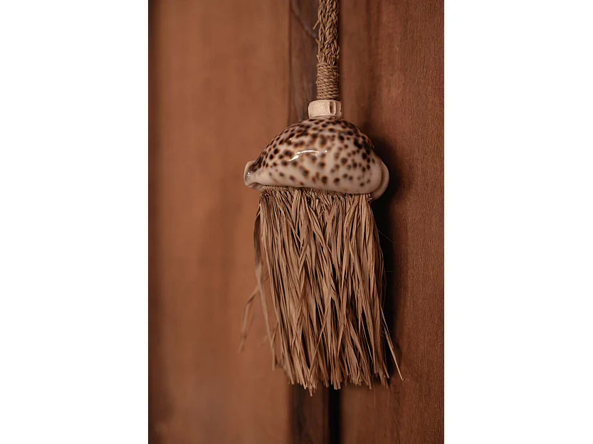 Die Raffia Lupina Quaste - Natur