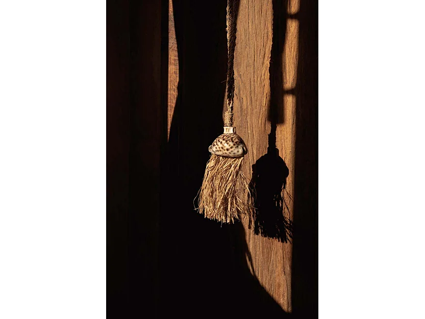 Die Raffia Lupina Quaste - Natur