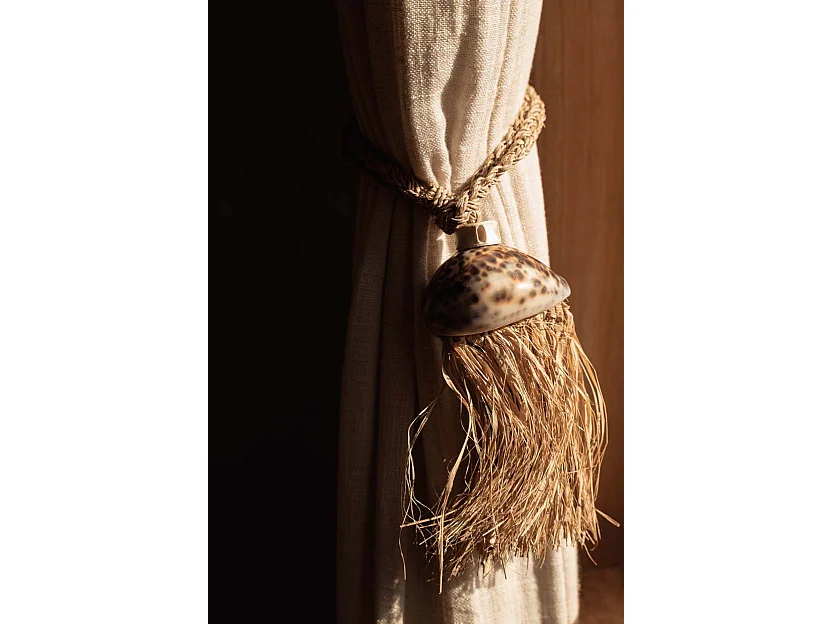 Die Raffia Lupina Quaste - Natur