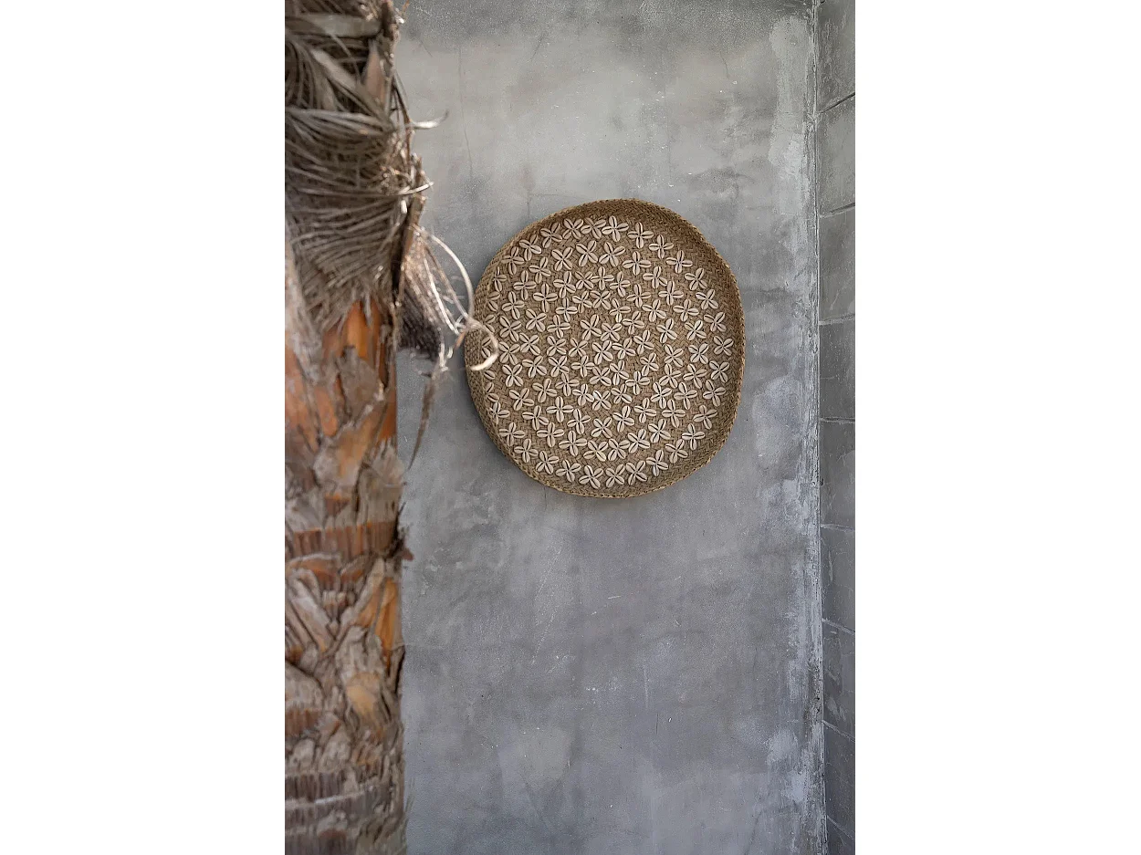 Het Costa Shell Bord - Natuurwit - M