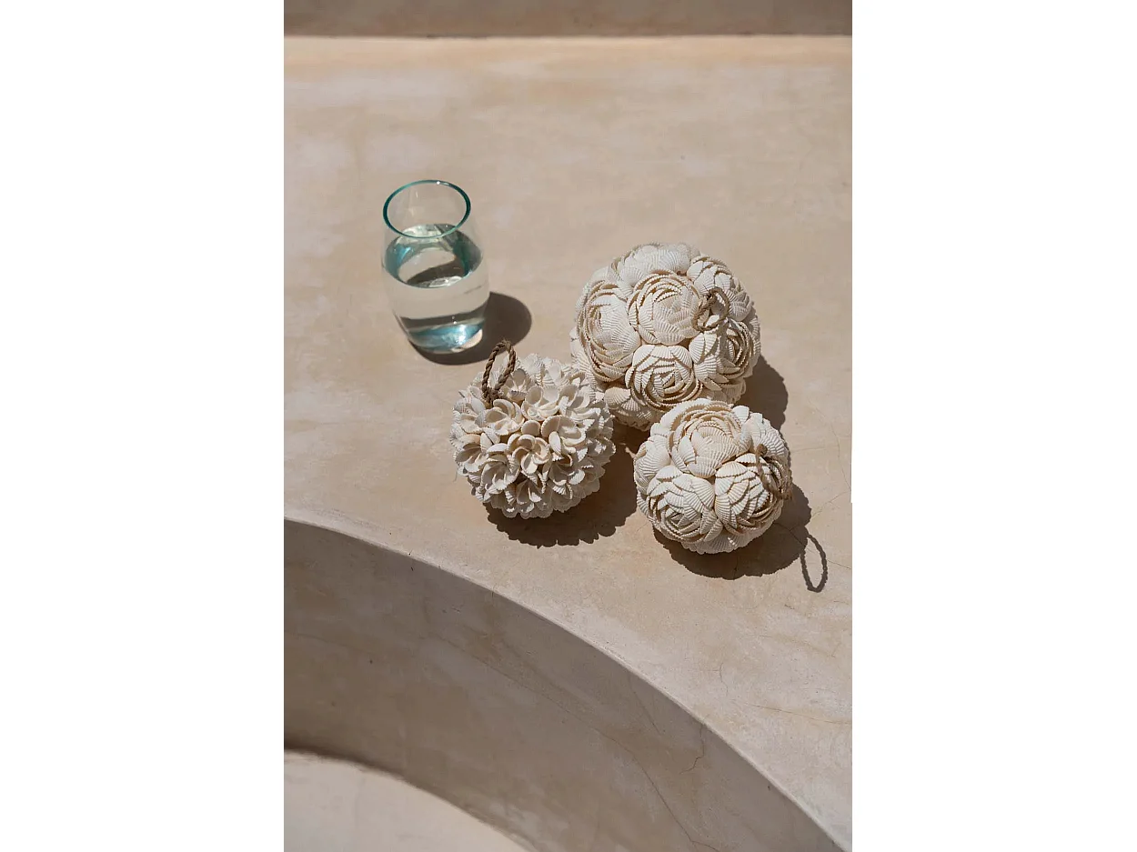 La Boule Rose Shell - Blanc - L