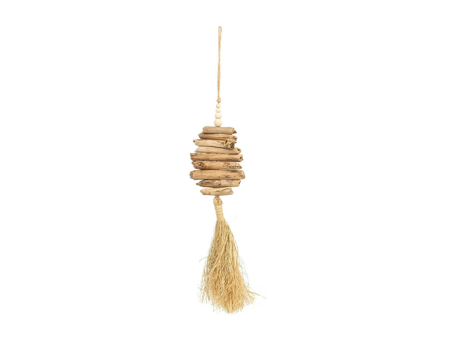 De Raffia Driftwood Hangdecoratie