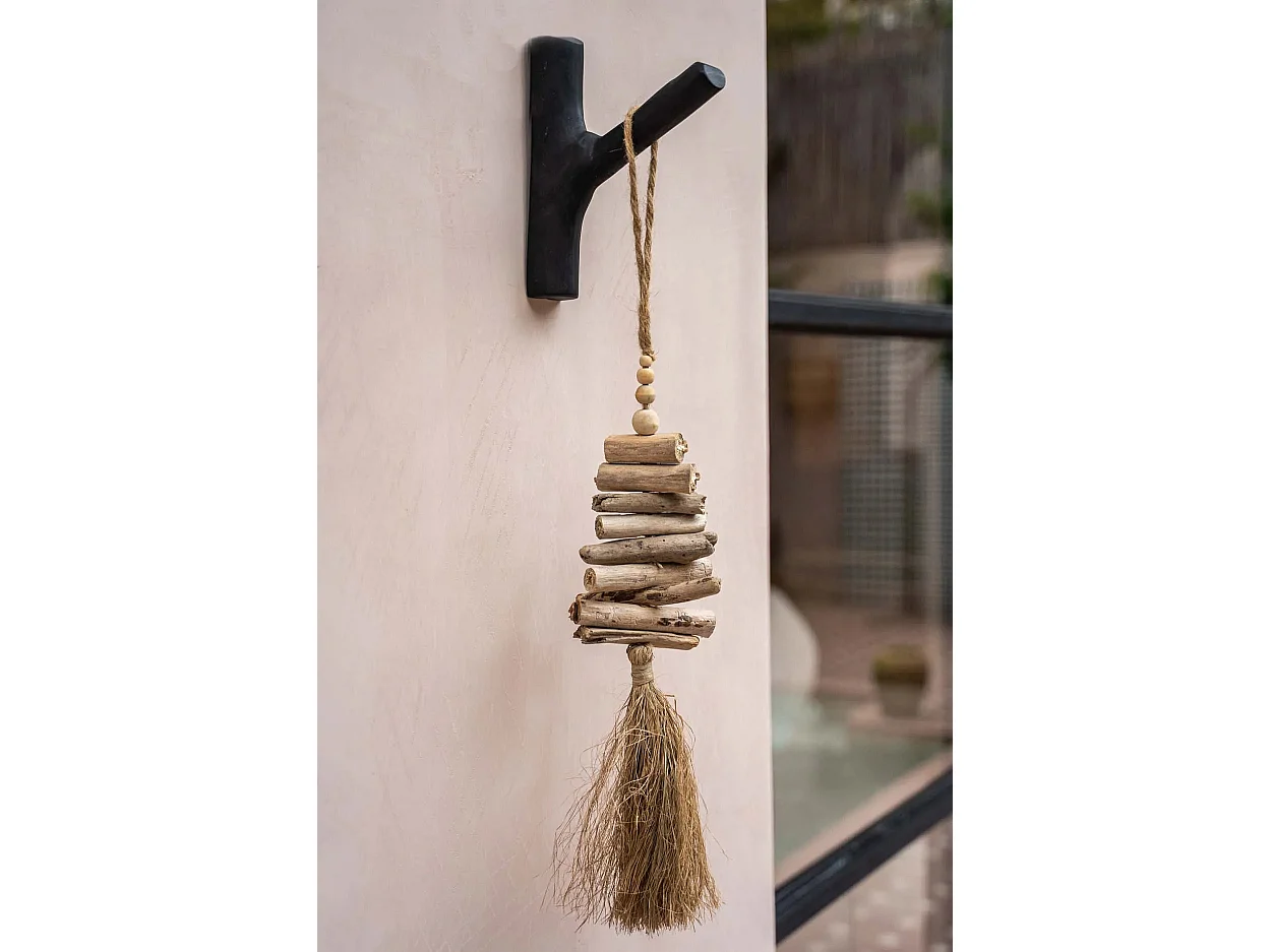 De Raffia Driftwood Hangdecoratie