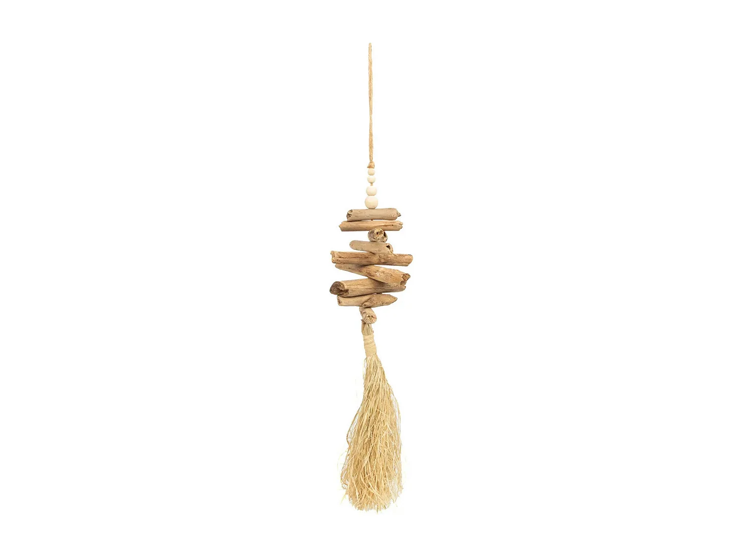 De Raffia Driftwood Hangdecoratie