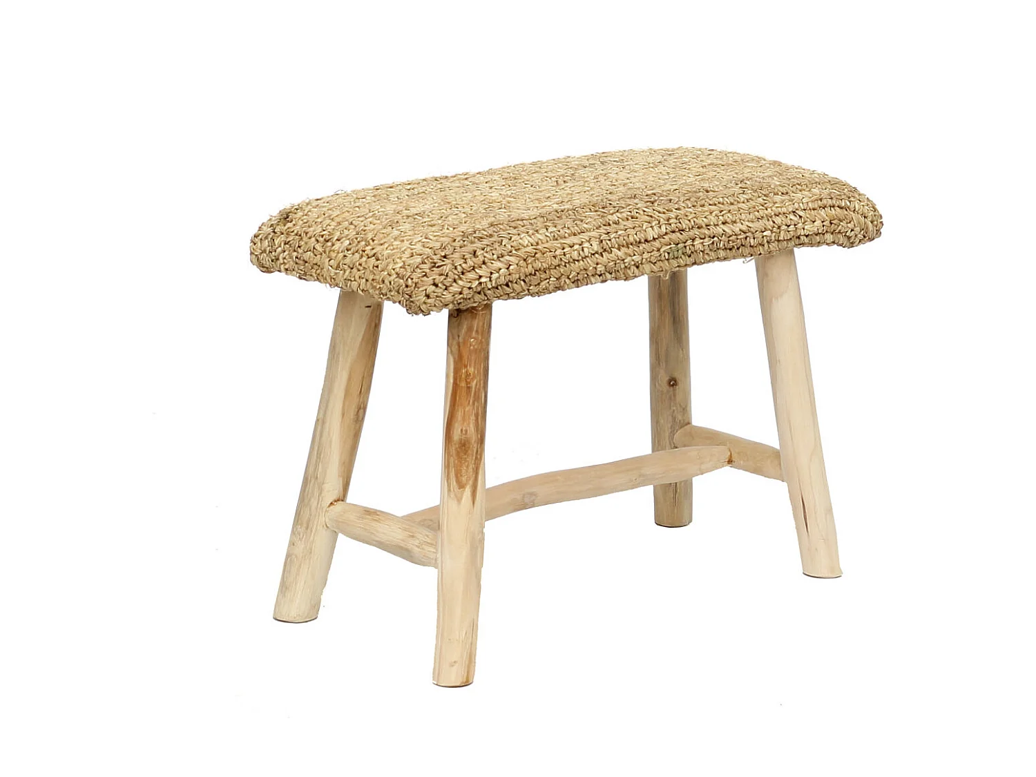 De Raffia Bank - Naturel