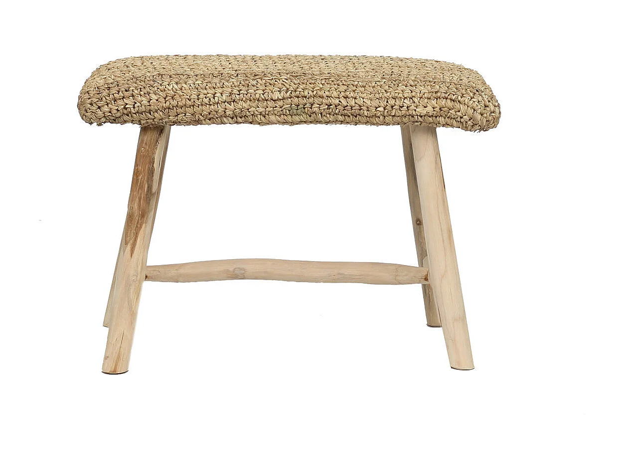 De Raffia Bank - Naturel