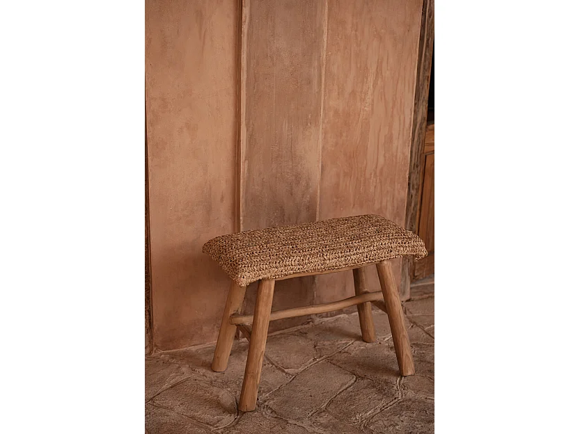 The Raffia Bench - Natural