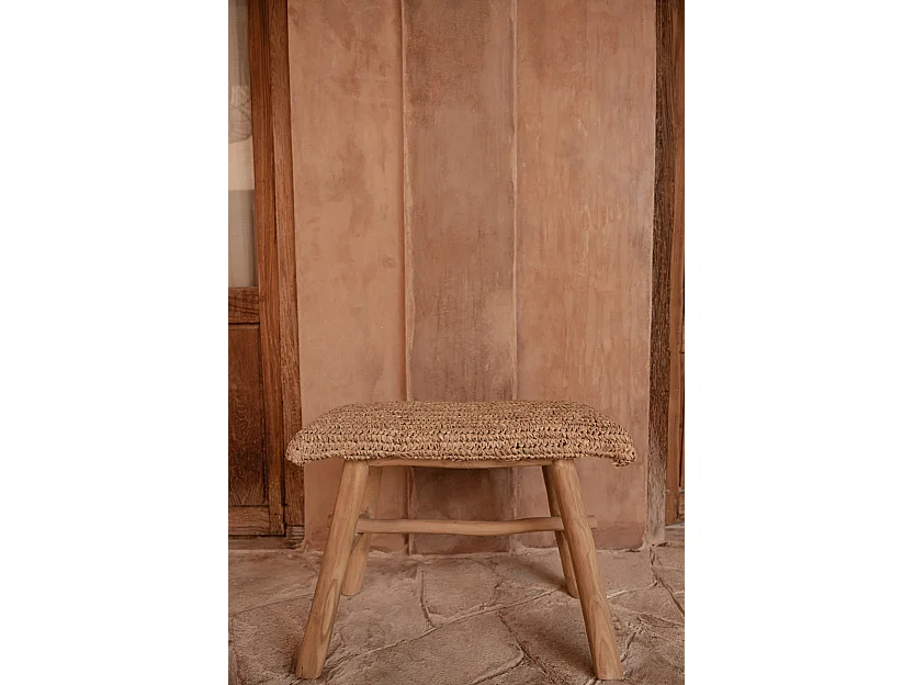 The Raffia Bench - Natural