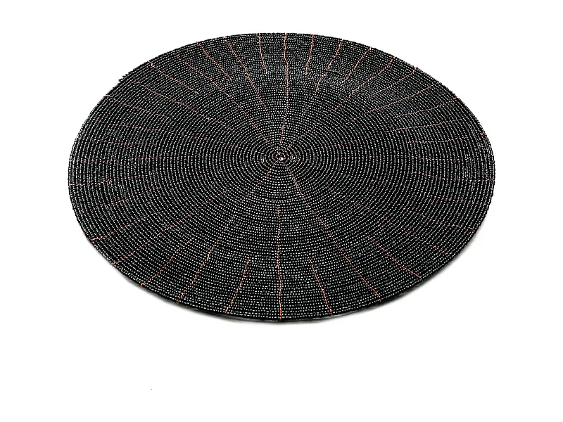 Das Beaded Platzdeckchen - Schwarz
