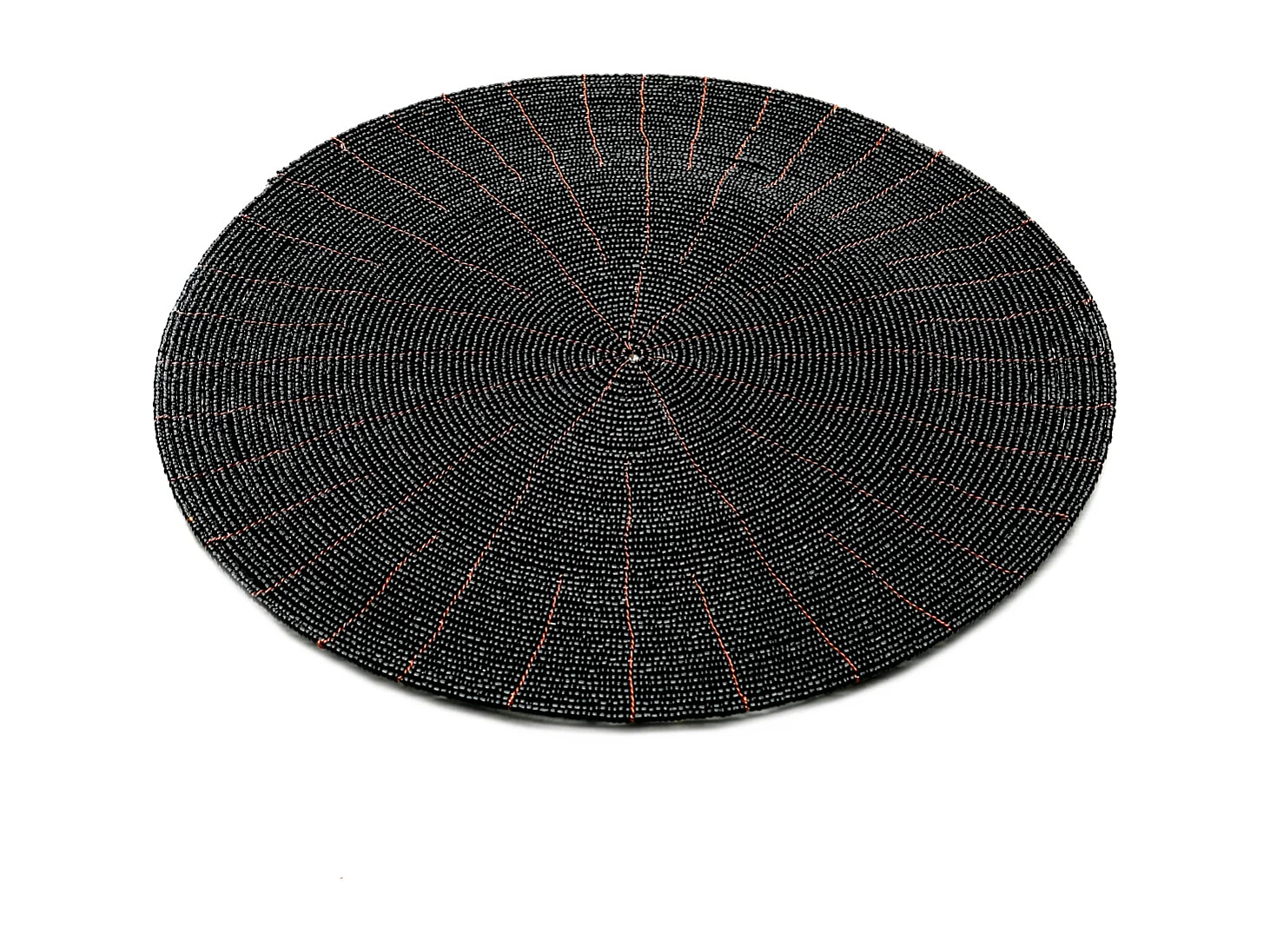 Le Set De Table En Perles - Noir