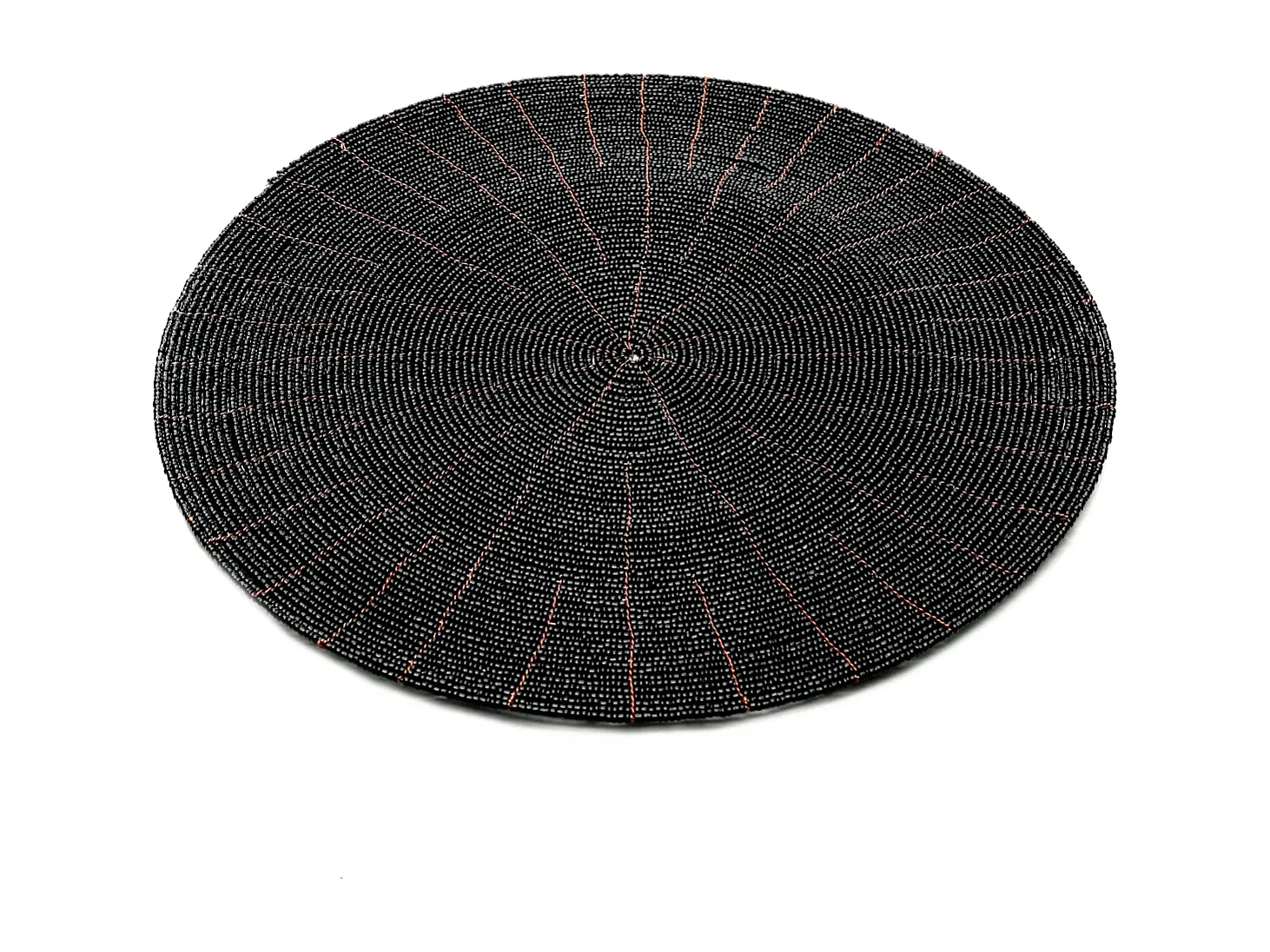 Le Set De Table En Perles - Noir