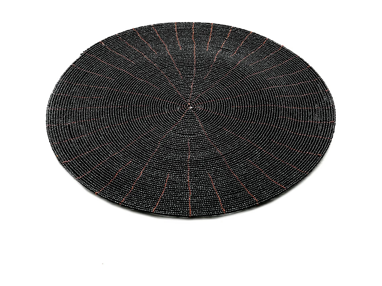 Le Set De Table En Perles - Noir