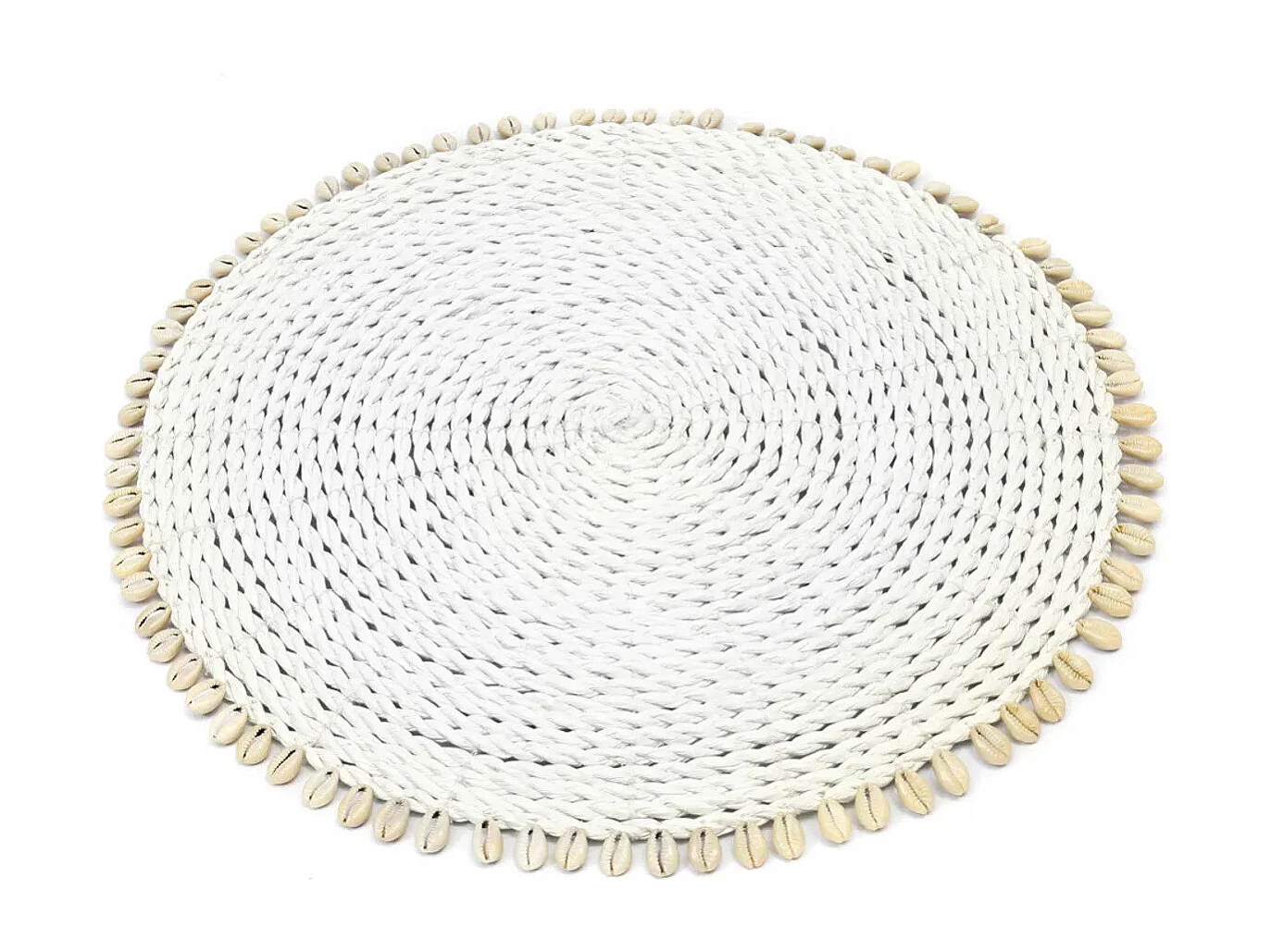 Le Set De Table Seagrass Shell - Blanc
