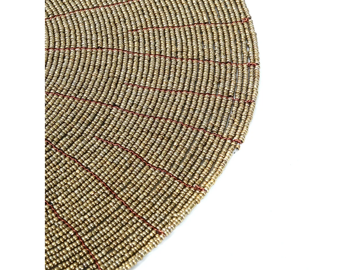 De Beaded Placemat - Goud