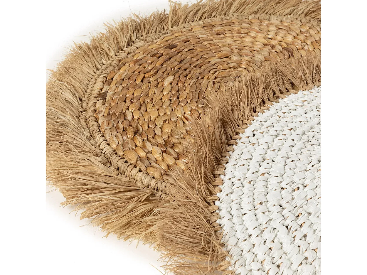 Le Set De Table En Raphia Et Jacinthe D’Eau - Naturel