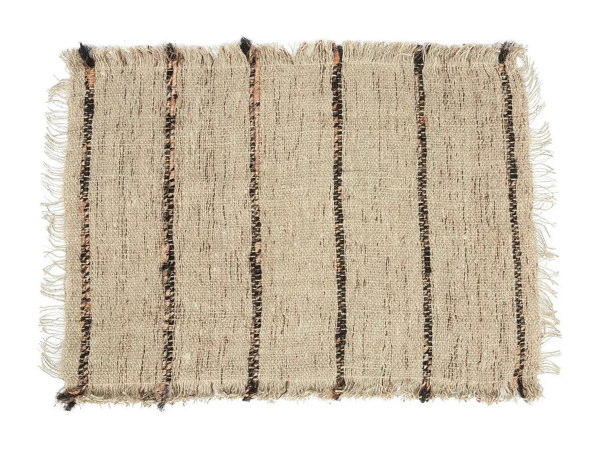 Das Oh My Gee Platzset - Beige Schwarz - 4er-Set