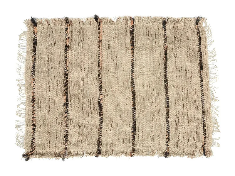 Das Oh My Gee Platzset - Beige Schwarz - 4er-Set