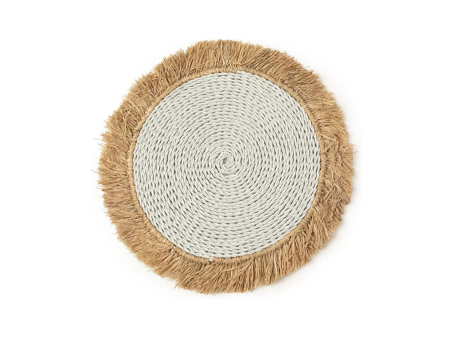 Le Set de Table Seagrass Raffia - Blanc Naturel