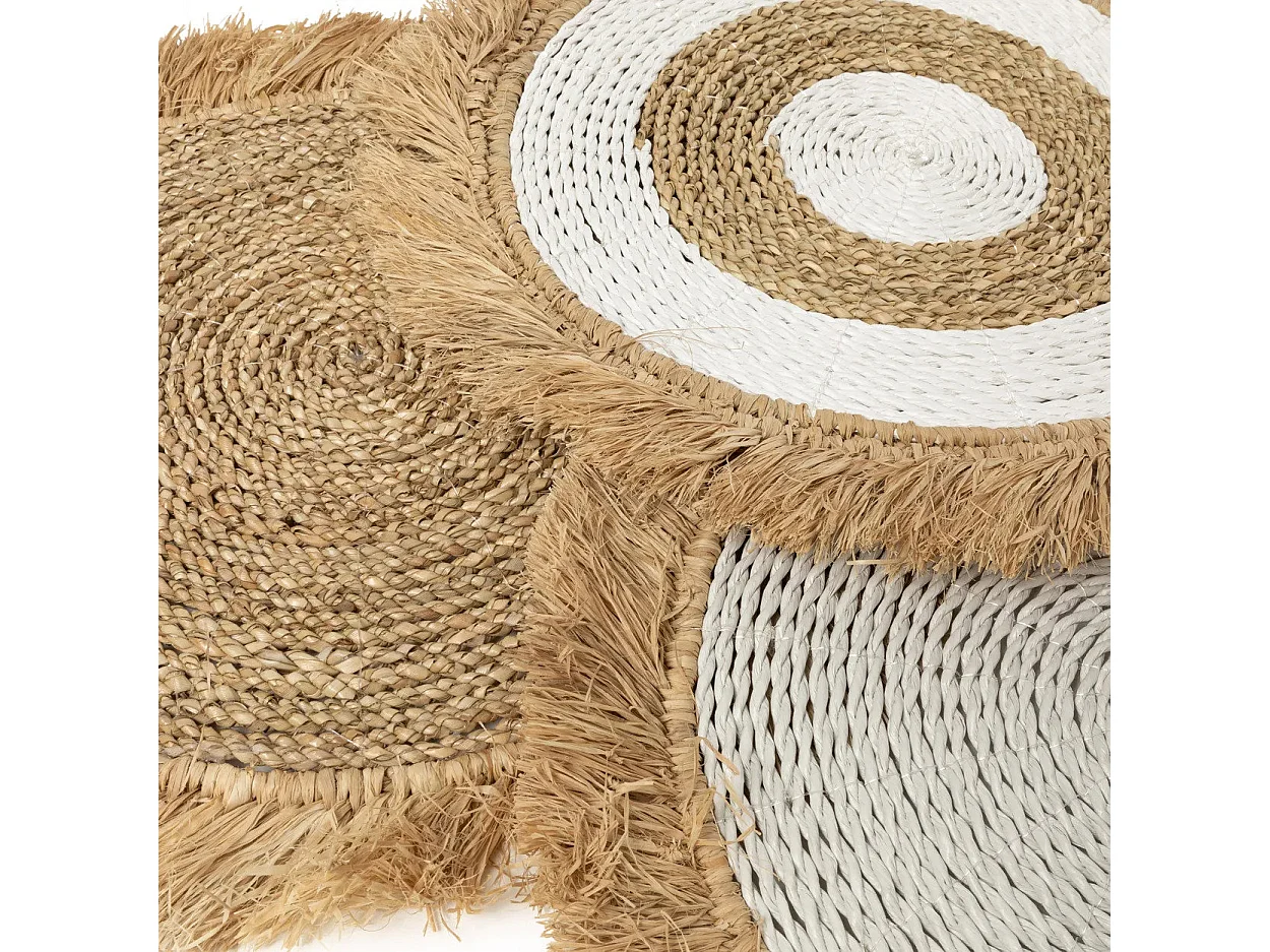 Le Set de Table Seagrass Raffia - Blanc Naturel