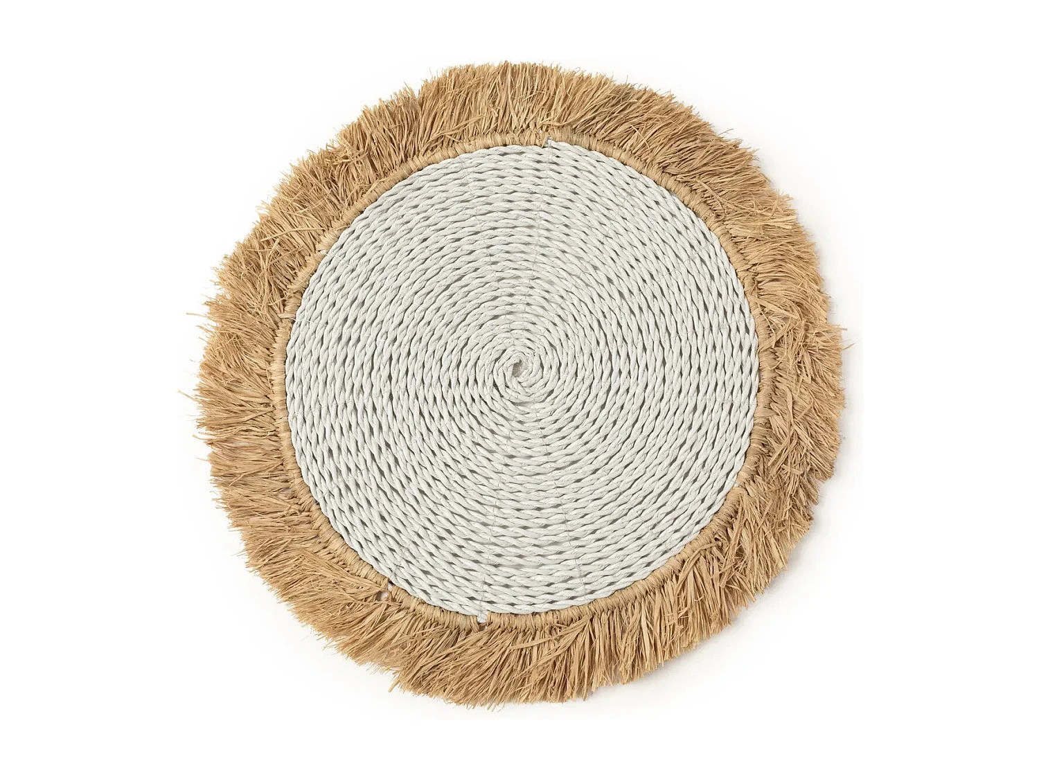 La Tovaglietta in Rafia e Seagrass - Bianco Naturale