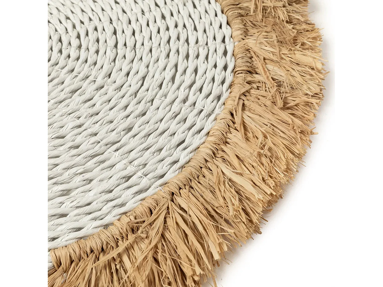 La Tovaglietta in Rafia e Seagrass - Bianco Naturale