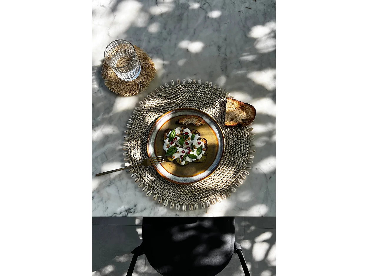 Mantel Individual De Concha De Mar - Natural