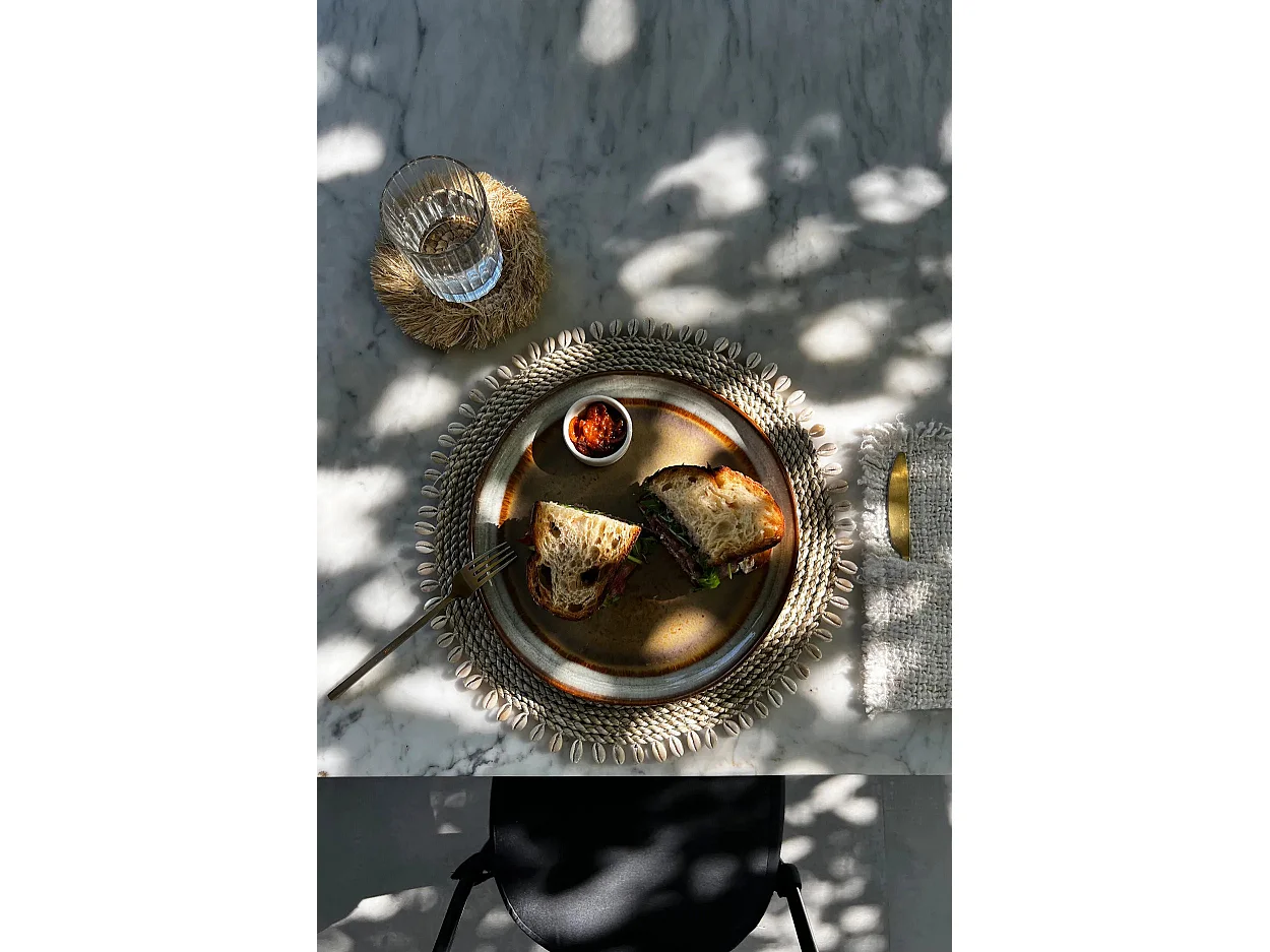 Le Set De Table Seagrass Shell - Naturel