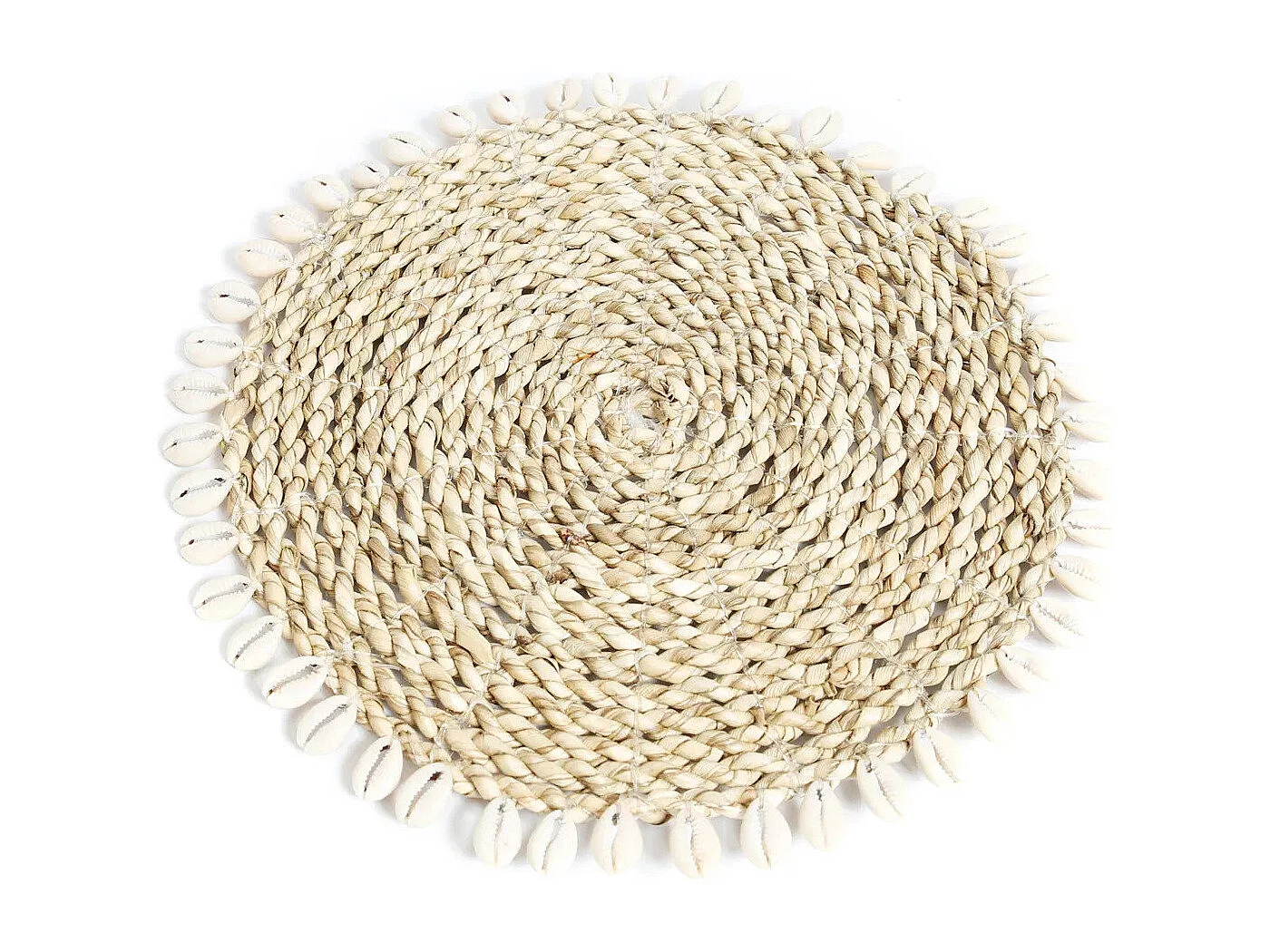 De Zeegras Schelpenonderzetter - Naturel