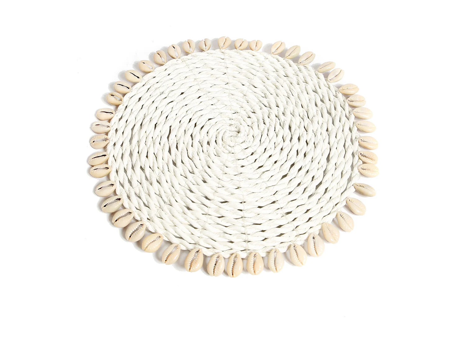 De Zeegras Schelpenonderzetter - Naturel